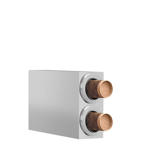 Cup Dispenser - Stainless Steel - with 2 dispensers