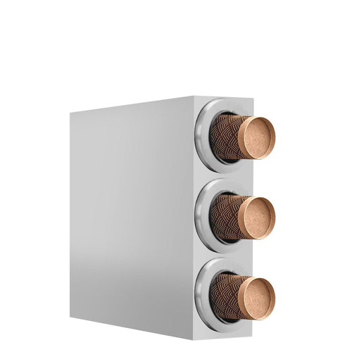 Cup Dispenser - Stainless Steel - with 3 dispensers