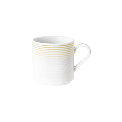 (6 pieces) SELTMANN WEIDEN | Blues Porcelain Coffee Mug with Handle – 280 ml - Sand Beige