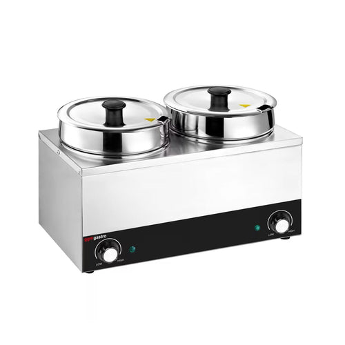 Keittoasema - 2 kattilaa je 3,5 l - 300 W - yhteensä 7,0 l