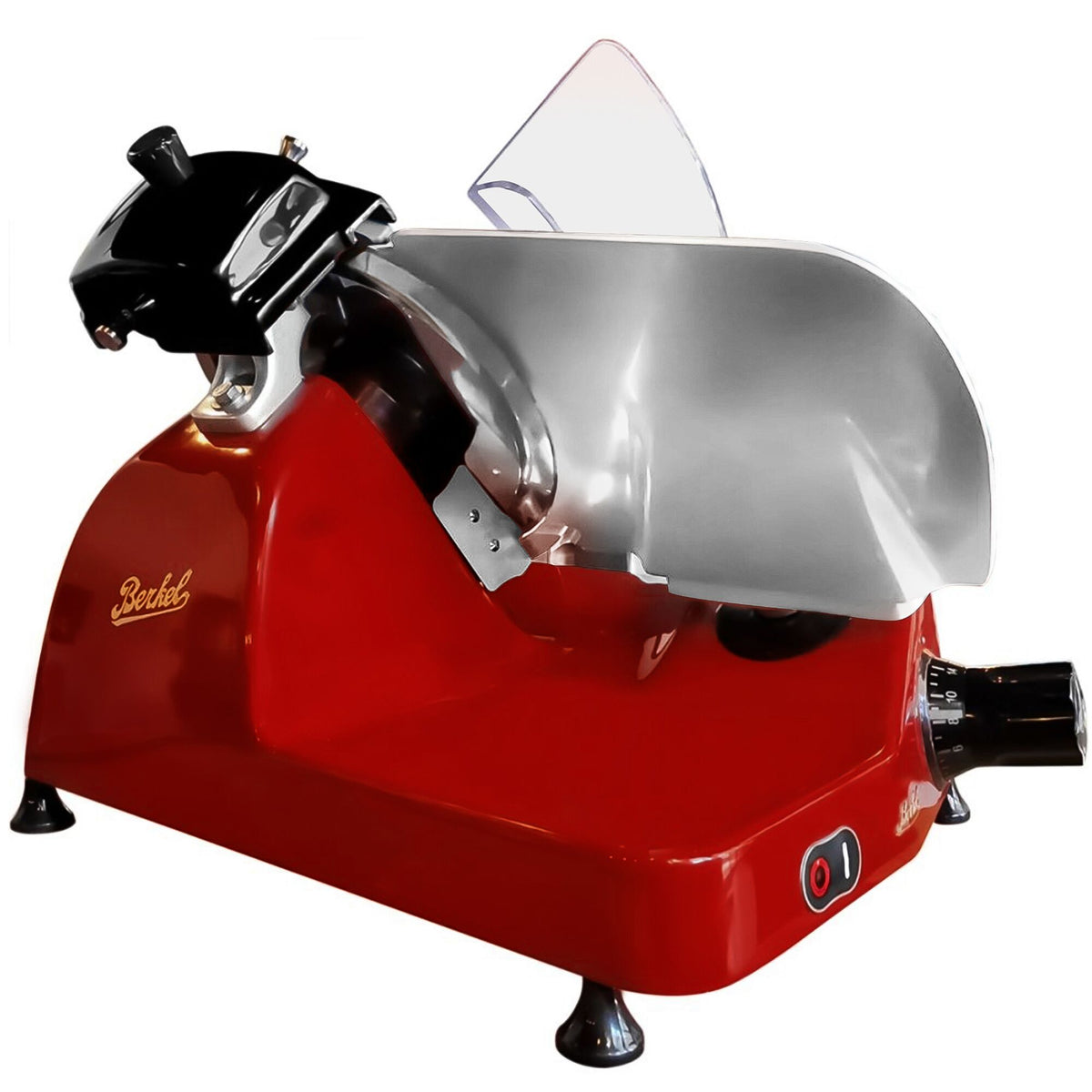 BERKEL | Slicer Pro Line painovoimaisena viipalointikoneena - 330 W - Terä: Ø 250mm - Punainen