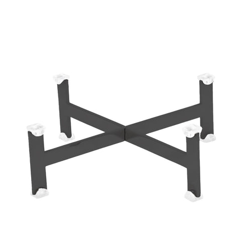 Buffetteline - musta, ruostumaton teräs - 210x210 mm - Korkeus: 120 mm - ominaisuudet: sopii lautasille ja vadeille ≥ 210 mm
