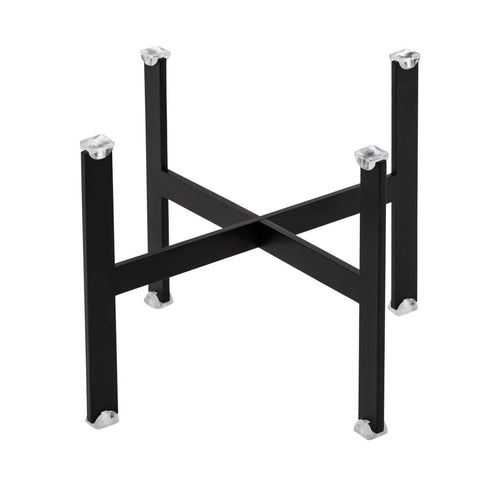 Buffetteline - musta, pulverimaalattu teräs - 210x210 mm - Korkeus: 170 mm - sopii: lautasille ja tarjoiluvadeille, halkaisija alkaen 210 mm - ominaisuudet: erittäin kestävä