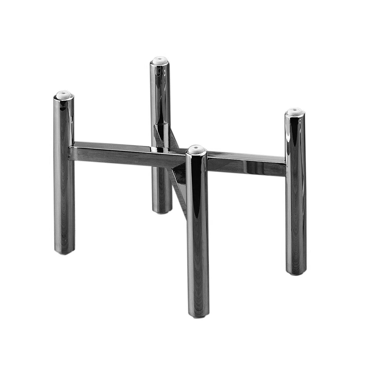 (3 kpl) Buffetteline - Ruostumaton teräs - 210x210 mm - Korkeus: 170 mm - ominaisuudet: korkeussäädettävät jalat