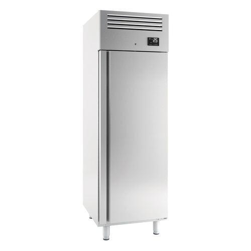Leipomopakastin [Ruostumaton teräs] - EN 600x400 - 687 mm - 560 l - -18…-1 °C - mitat 1 ovi - digitaalinen termostaatti, automaattinen sulatus, kiertoilmajäähdytys, LED-valaistus, R290