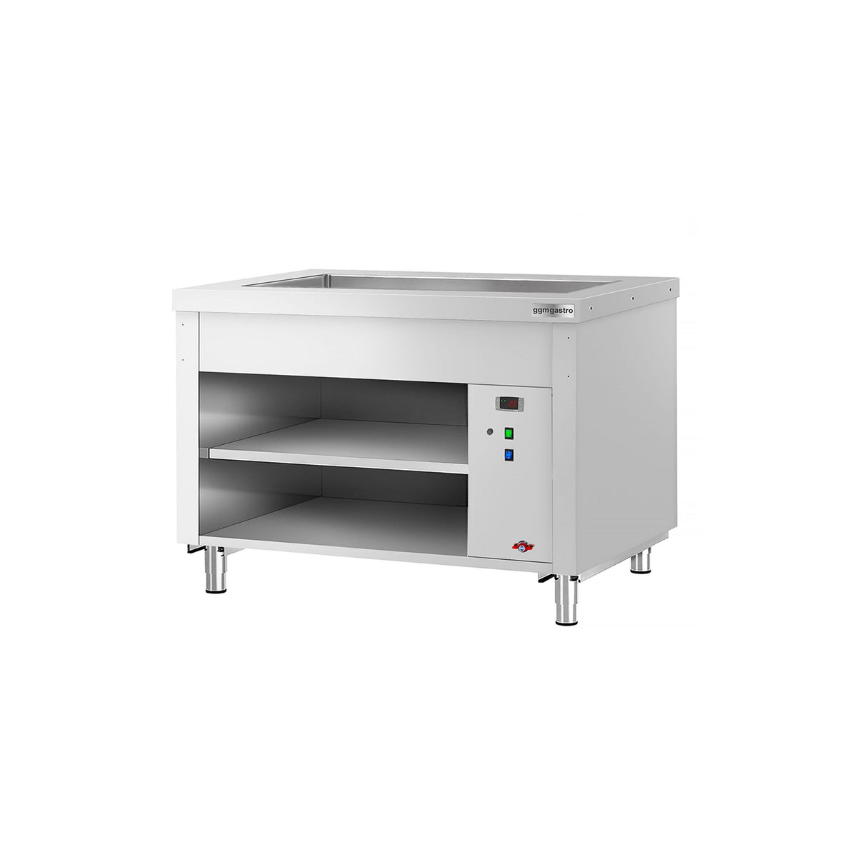 Buffet-tiski KOPENHAGEN - 1240 mm - varustettu: Lämpöhaude - 3 GN 1/1 -astiaa