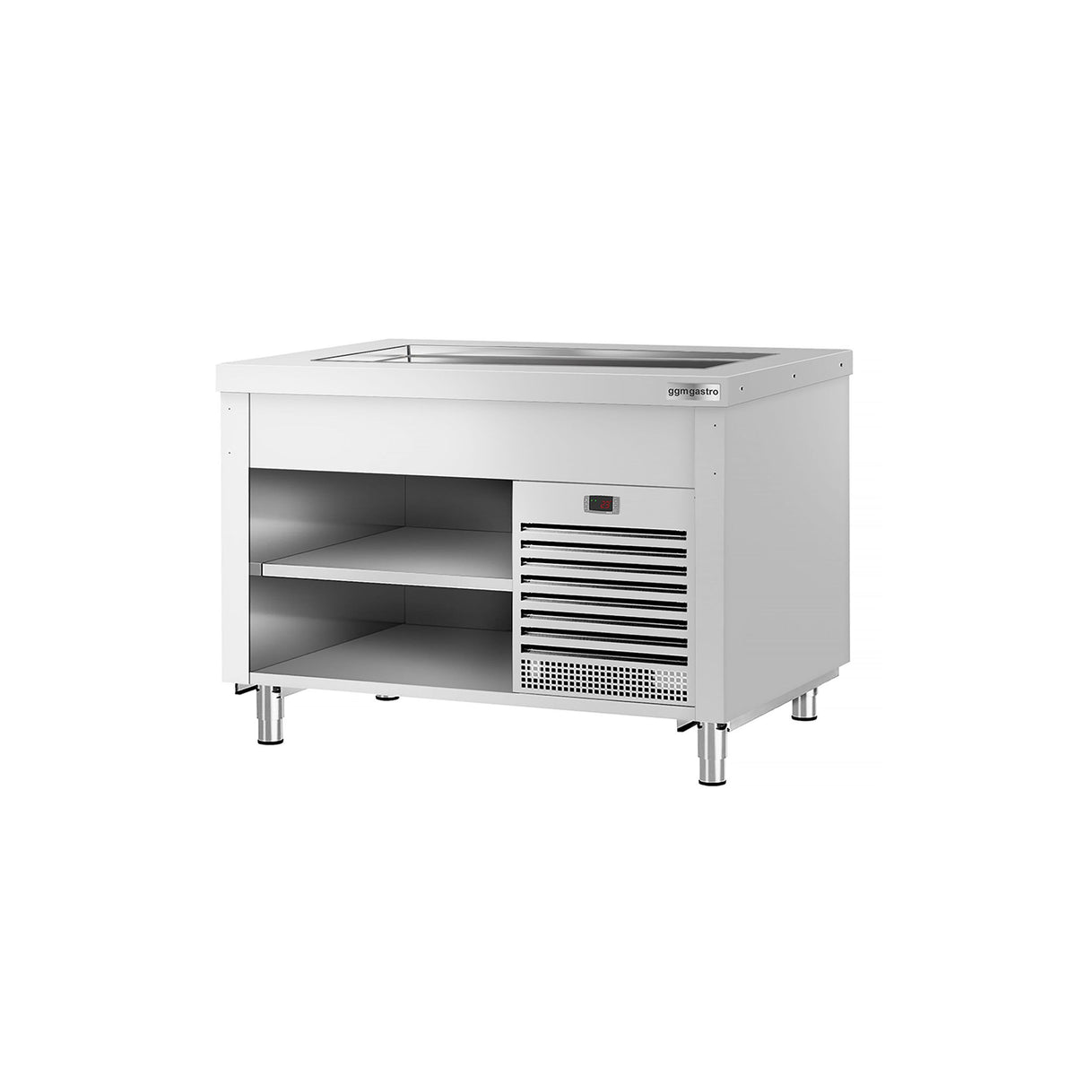 Buffet-tiski KOPENHAGEN - 1240 mm - varustettu: Kylmälevy