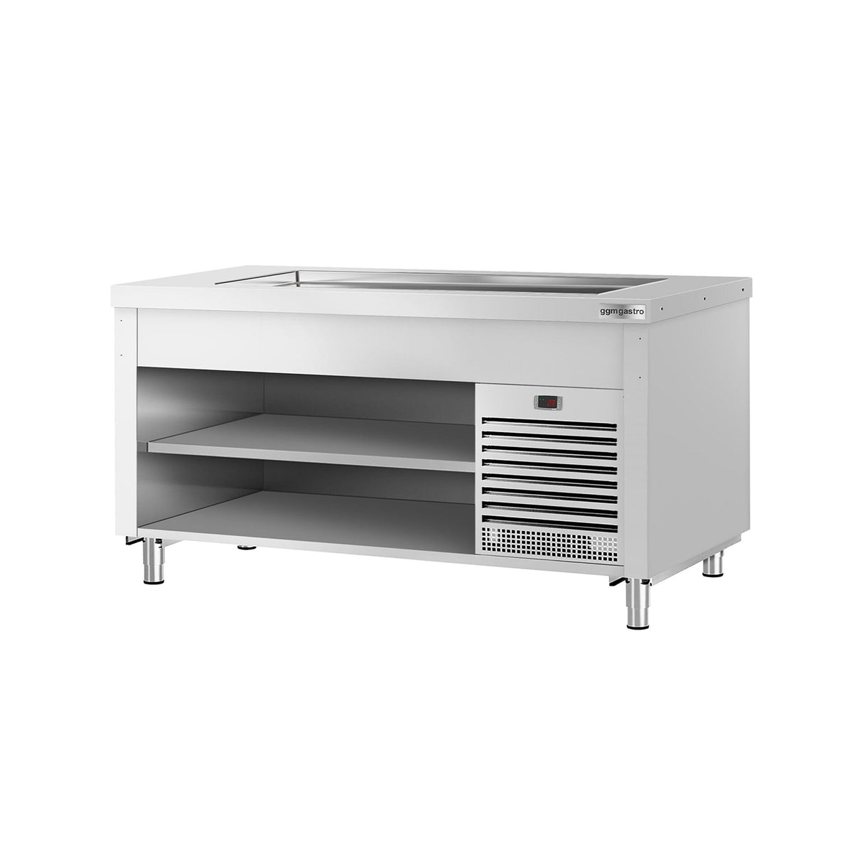 Buffet-tiski KOPENHAGEN - 1560 mm - varustettu: Kylmälevy
