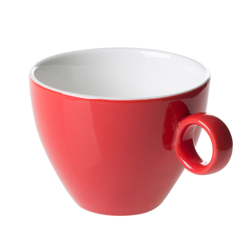 (6 kpl) BART COLOUR CAFE - Kahvikuppi - 230 ml - Punainen