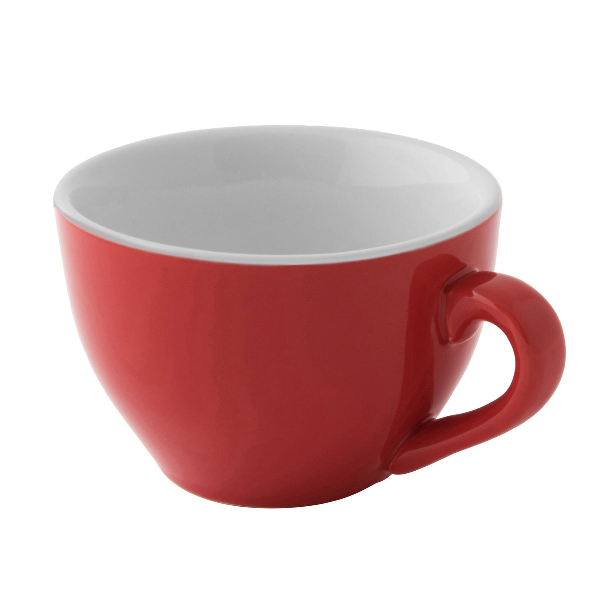 (6 kpl) Colors - Cappuccinokuppi - 180 ml - Punainen