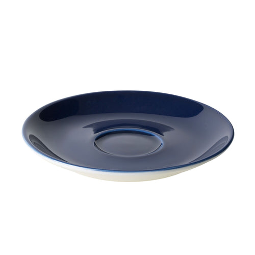 (6 pcs) BART COLOUR CAFE - Cappuccino saucers - Ø155mm - Blue