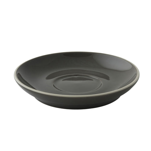 (6 pcs) COLORS - Cappuccino saucers - Ø140mm - Grey