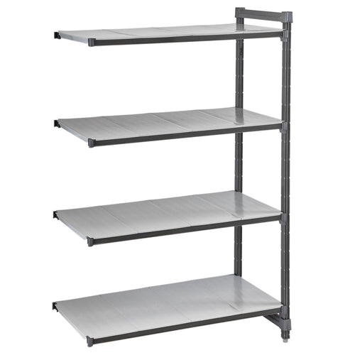 CAMBRO | Camshelfing® - Basics Plus - Lisähyllystö - 1480mm - 4 suljettua hyllyä.