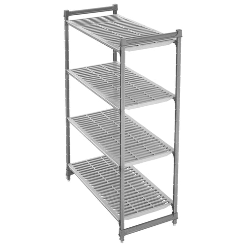 CAMBRO | Camshelving® - Basics Plus - Lisähyllykkö - 1220mm - 4 lovitettua hyllylevyä