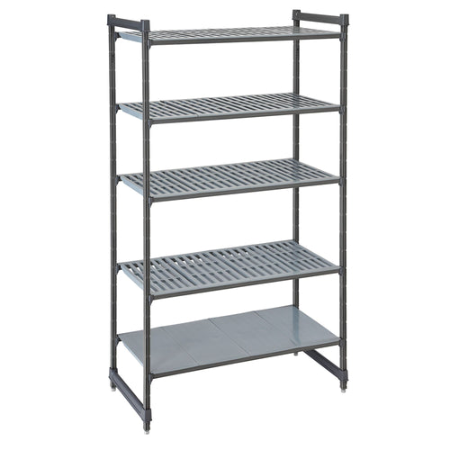 CAMBRO | Camshelfing® - Basics Plus - Lisähylly - 1525mm - 4 rei'itettyä ja 1 umpinainen taso