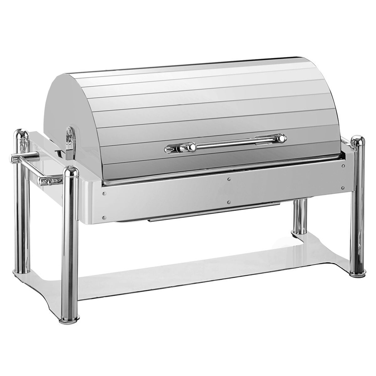 Lämpöhaude / Chafing Dish - GN 1/1 - rolltop-kansi - kromattu