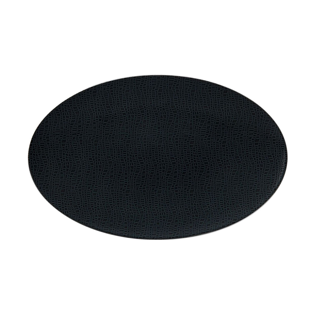 (2 pcs) SELTMANN WEIDEN | Serving Platter - Rectangular Coupe - Porcelain - 330×180 mm - Black