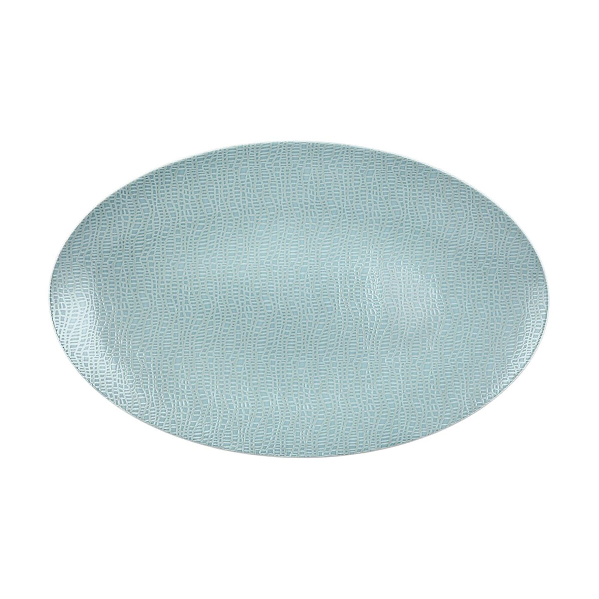 (2 pcs) SELTMANN WEIDEN | Serving Platter - Rectangular Coupe - Porcelain - 330×180 mm - Turquoise