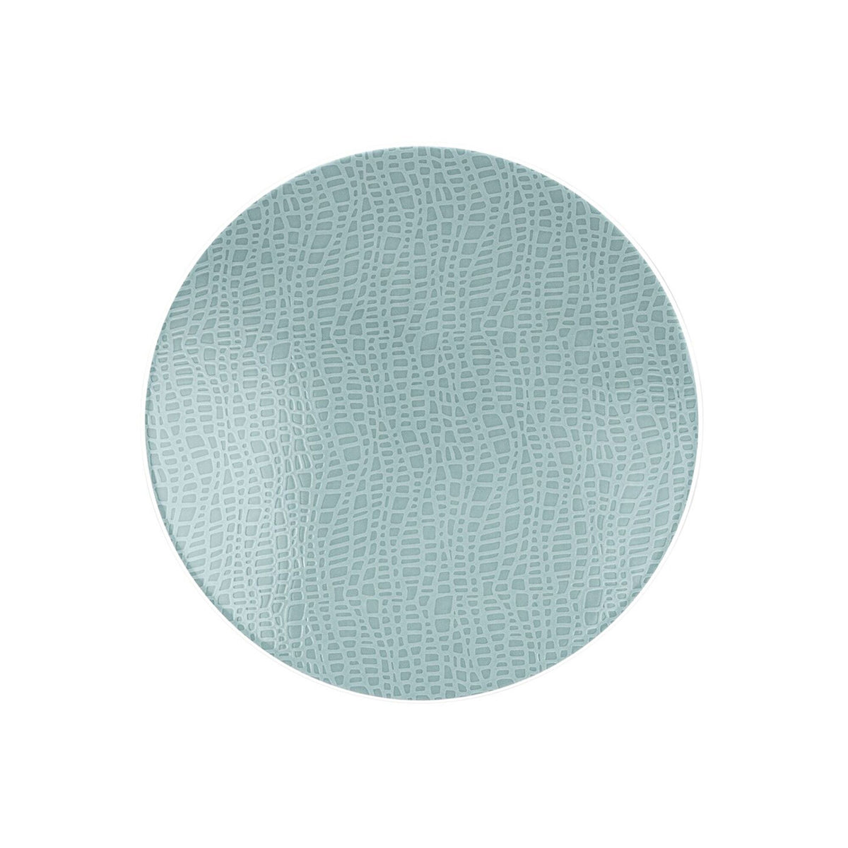 (6 pcs) SELTMANN WEIDEN | Coupe Side Plates – porcelain – dishwasher-safe – Ø 280 mm – turquoise