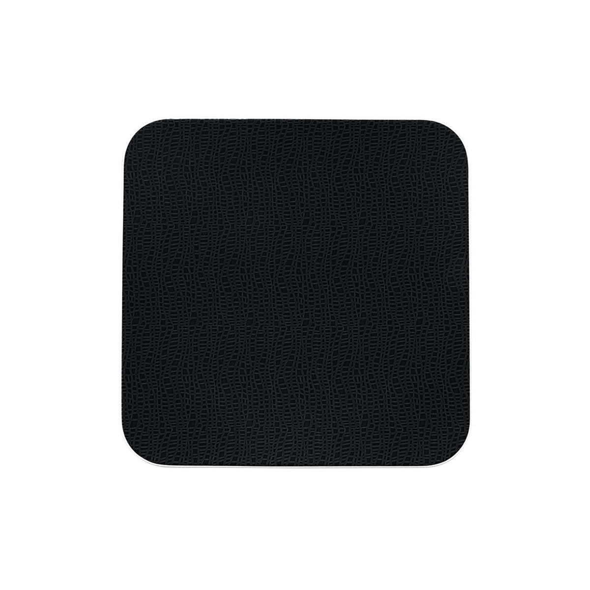 (6 kpl) SELTMANN WEIDEN – Coup-tarjotin - matala kulmikas - 220x220mm – Musta