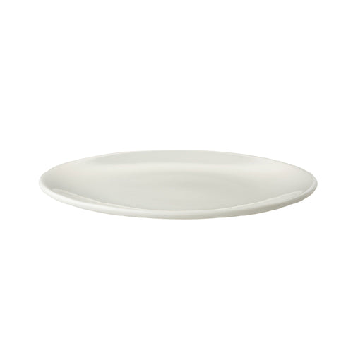 (12 kpl) LUX - coupe-lautanen - Maastricht - litteä - posliini - Ø 255 mm - elfenbein