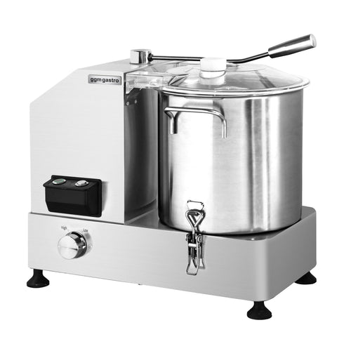 Kutteri ammattikäyttöön - 6 l - 1,8 kW - 230 V - 986–2 470 r/min