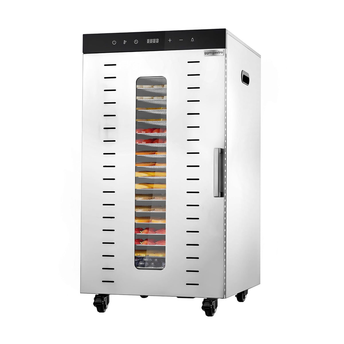 Ruokakuivuri - 20 kuivaustasoa - ruostumaton teräs - 2 kW