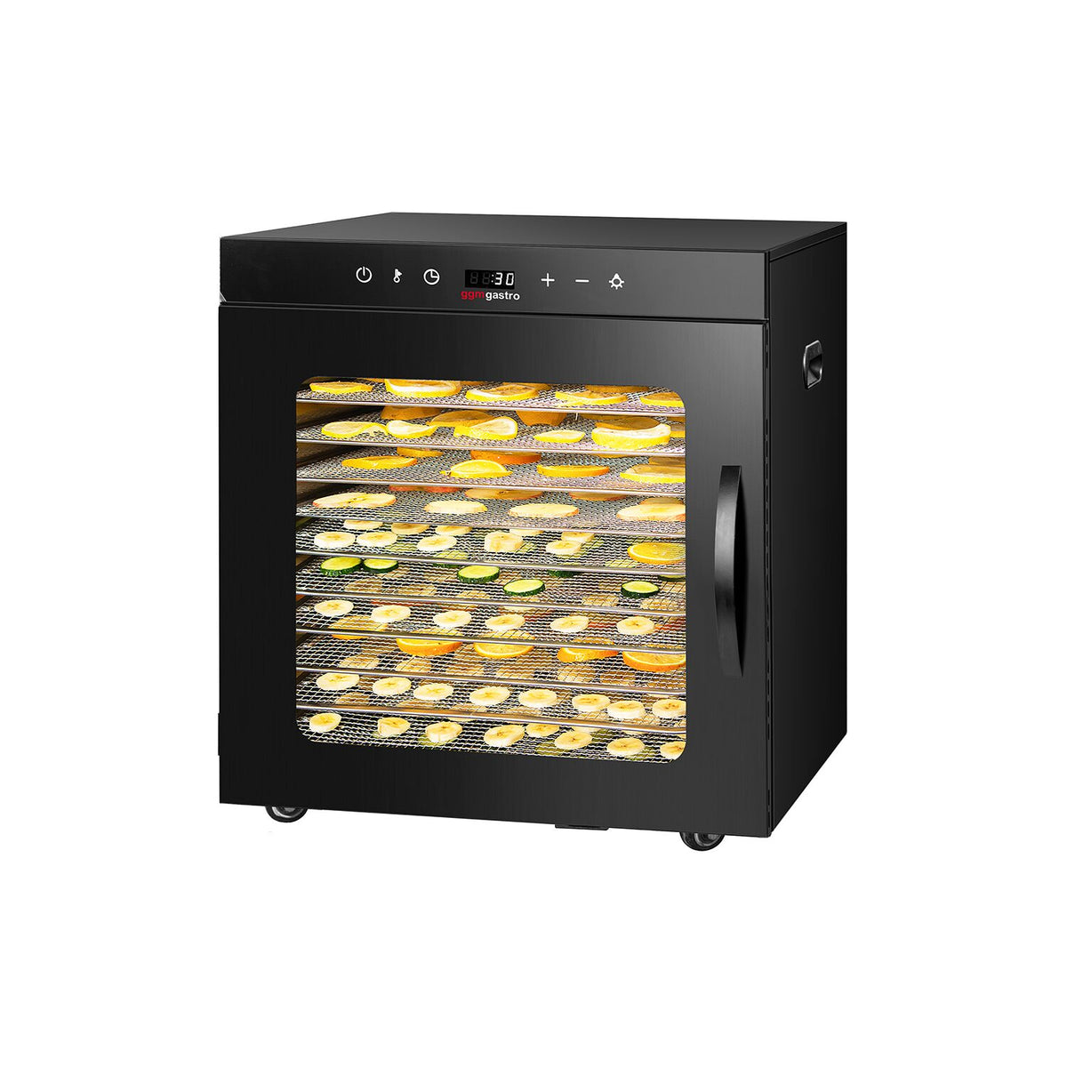 Ruokakuivuri - 10 kuivaustasoa - ruostumaton teräs - 800 W