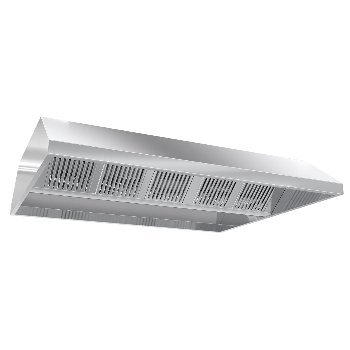Kattohuuva ilman moottoria - 1800 mm - rasvasuodattimella ja LED-valaistuksella