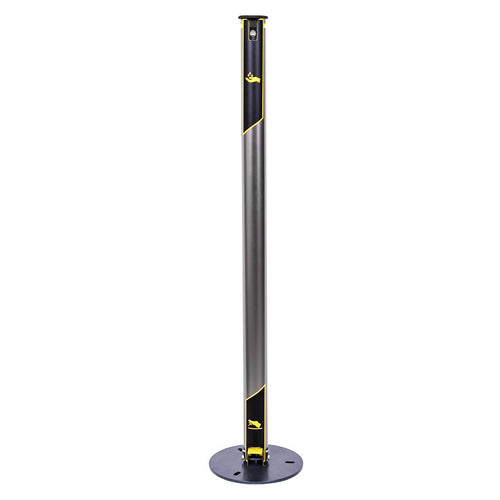 Hand Sanitiser Station - 1400ml - Aluminium - Aluminium - freestanding, foot‑operated