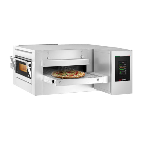 Gas Conveyor Pizza Oven - 1980x2450mm (78"x96") - for Ø 30cm (12") pizza - 230V Single Phase - Touchscreen Controls - Belt width: 1000mm (39") - up to 350°C