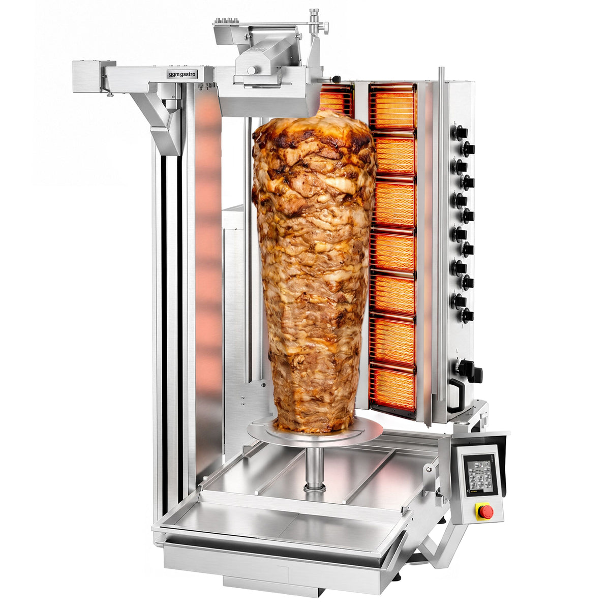 Gas Automatic Doner Kebab Grill - 14 Burner - up to 280kg - 37.24kW
