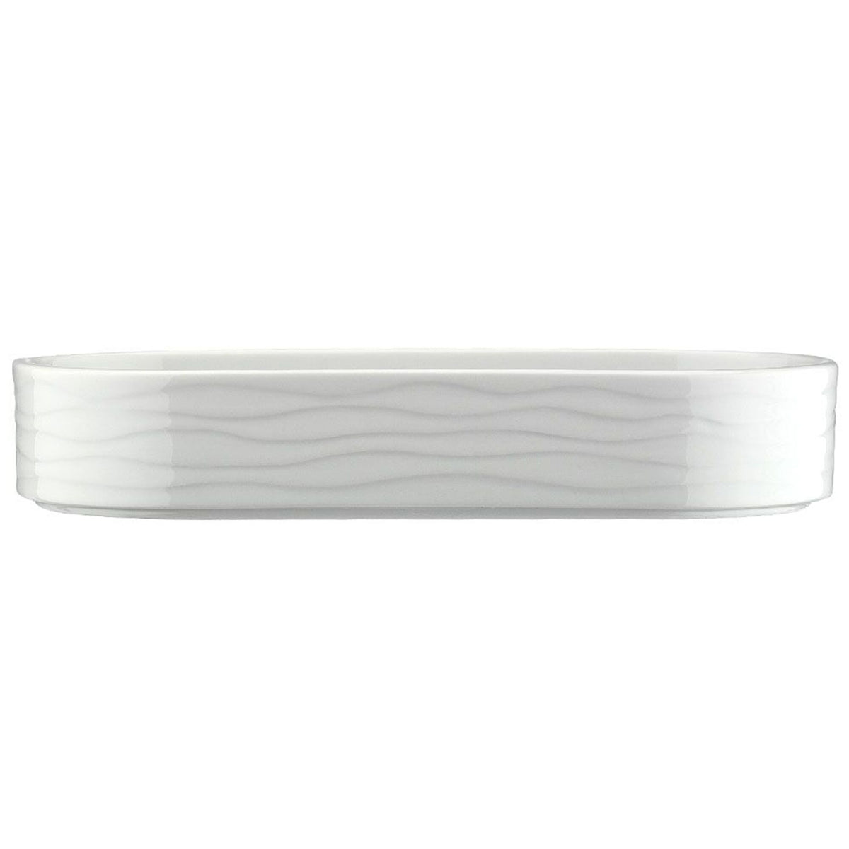 (6 pcs) Dessert Bowl - Porcelain - 330x226mm - White