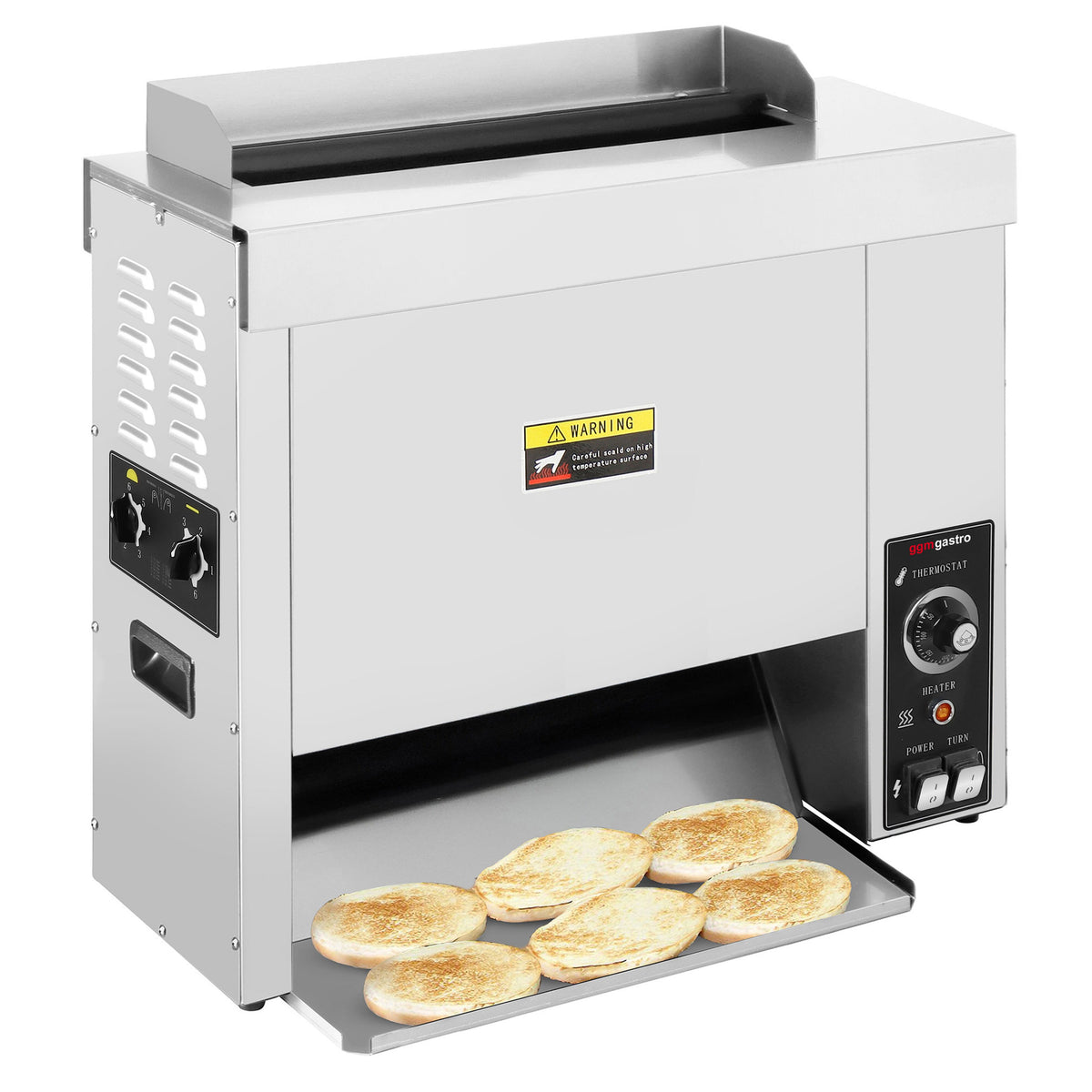 Commercial Vertical Contact Toaster - 2.7kW - for Burger Buns