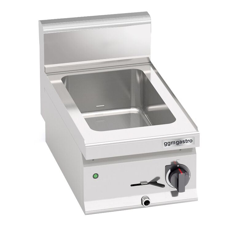 Pöytämallinen vesihaude – sähköinen - 700 W - 3x GN 1/4 - tyhjennyshana