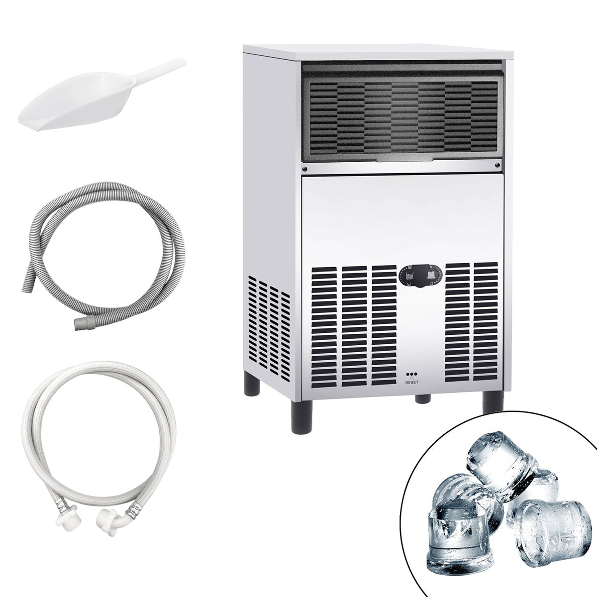 Commercial Ice Machine - Bullet - 60 kg/24 h