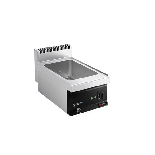 Countertop Bain Marie - 1x GN 1/1 or 2x GN 1/2 - 1,2 kW - with Drain Tap