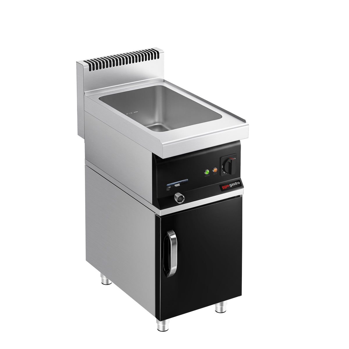 Countertop Bain Marie - GN 1/1 - 1,2 kW - incl. Substructure with 1 door - with Drain Tap