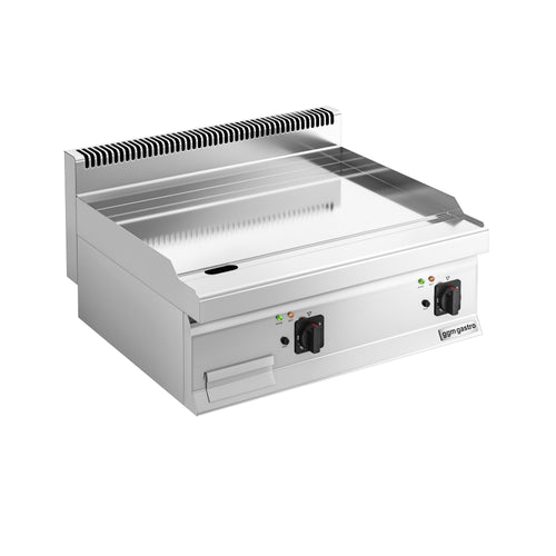 Sähköpaistotaso - kovakromattu paistopinta - 9 kW - sileä - Paistopinta-ala: 595x500 mm