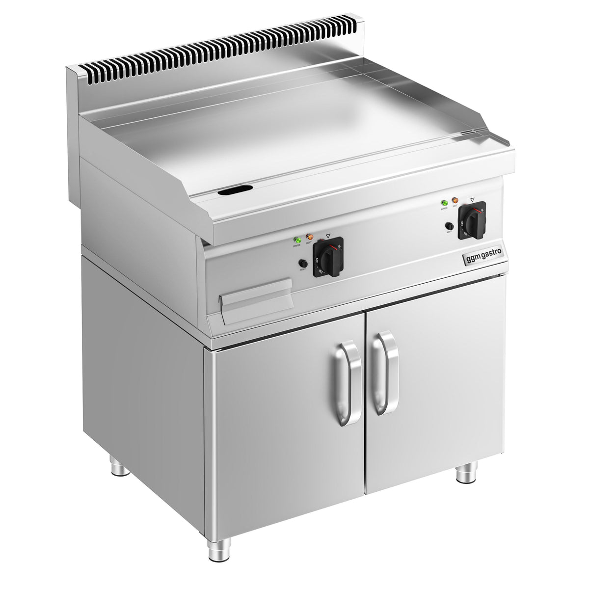 Sähköpaistotaso - 9 kW - sileä - Paistopinta-ala: 595x500 mm - sis. jalustan
