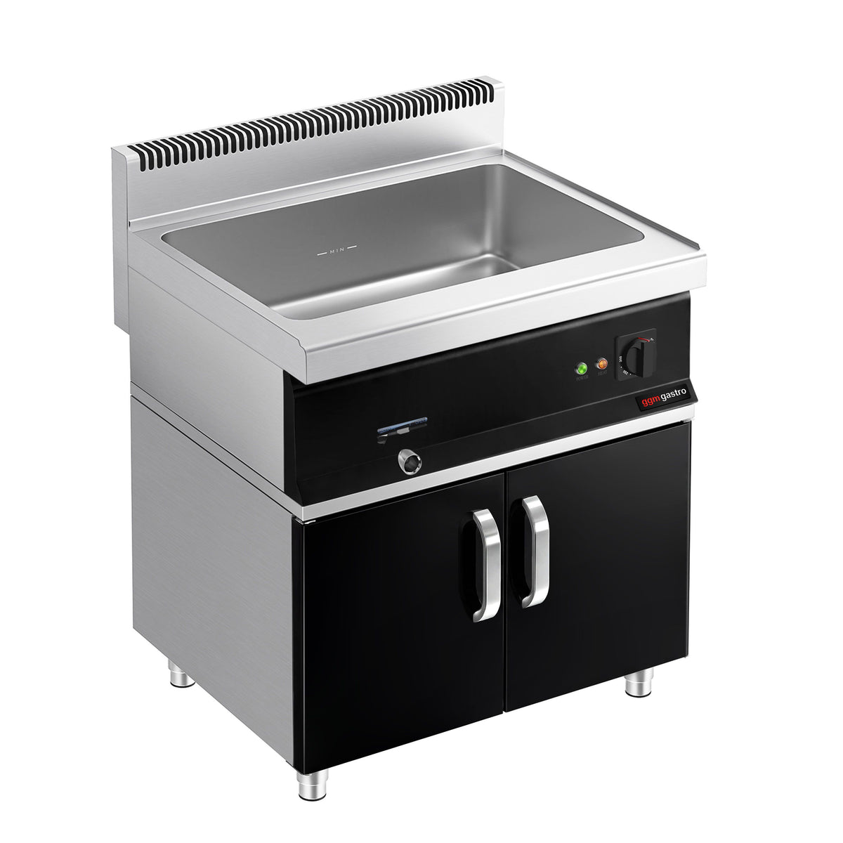 Countertop Bain Marie - 2x GN 1/1 or 4x GN 1/2 - 2,4 kW - with Drain Tap