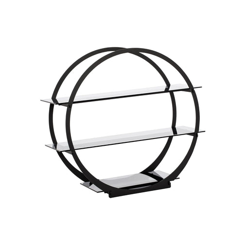 Buffetteline - Ruostumaton teräs; musta - pyöreä - Ø 390 mm - 3-tasoinen - Korkeus: 390 mm