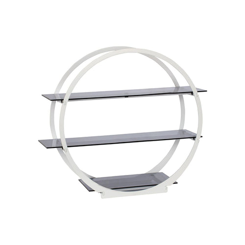 Buffetteline - ruostumaton teräs & plexilasi - pyöreä - Ø 390 mm - 3-tasoinen - Korkeus: 390 mm - ominaisuudet: vakaa; moderni ulkonäkö