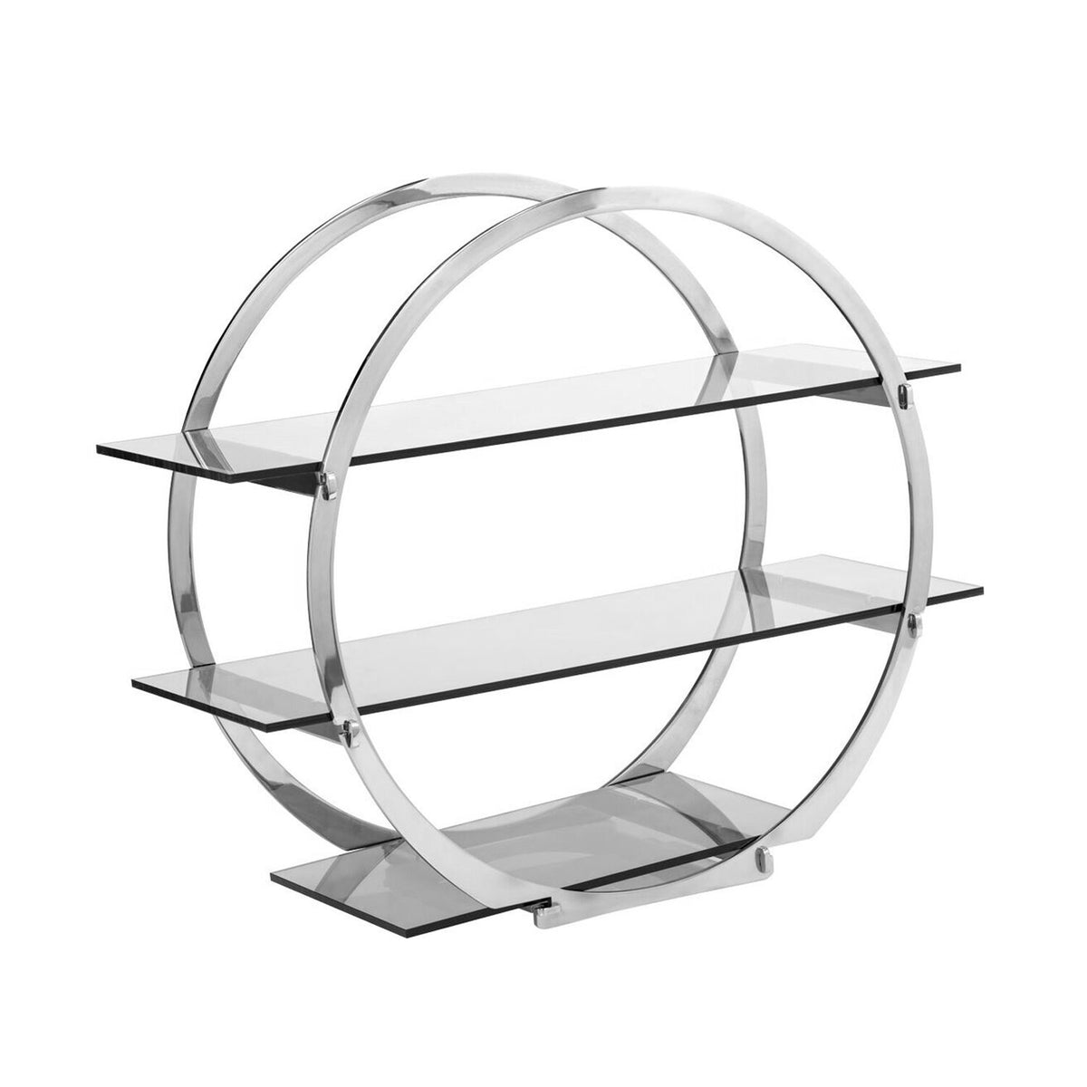 Buffetteline - kromi - pyöreä - 540x220 mm - 3-tasoinen - Korkeus: 540 mm