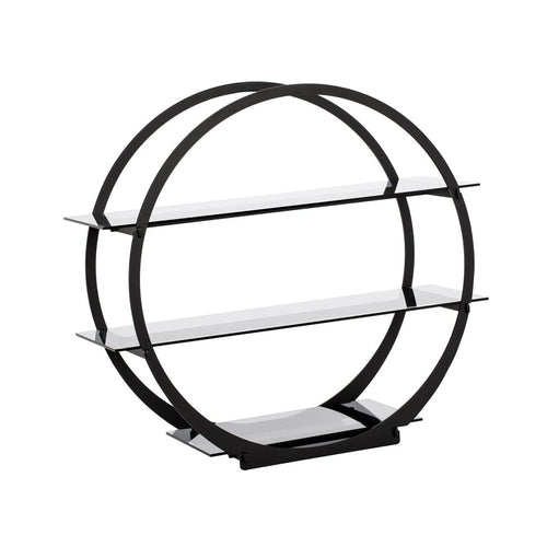 Buffetteline - Ruostumaton teräs; musta - pyöreä - 540x220 mm - 3-tasoinen - Korkeus: 540 mm