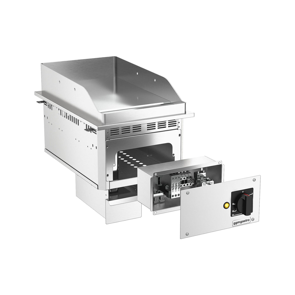 Sähköpaistotaso - 4,5 kW - sileä - Paistopinta-ala: 344x484 mm