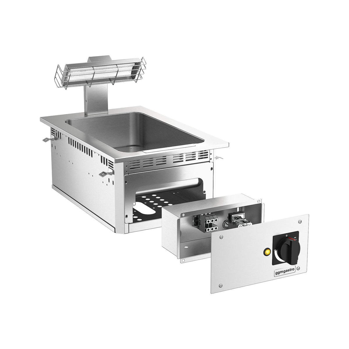 Sähkö Ranskalaisten lämmitin - 1 kW - 1x GN 1/1