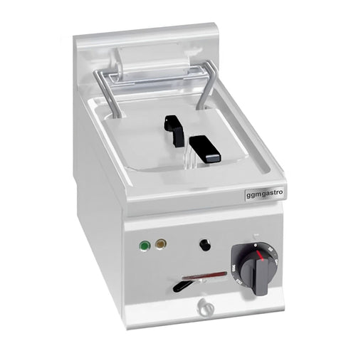 Sähkökäyttöinen rasvakeitin - 10 l - 9,0 kW - tyhjennyshanalla - 400 V