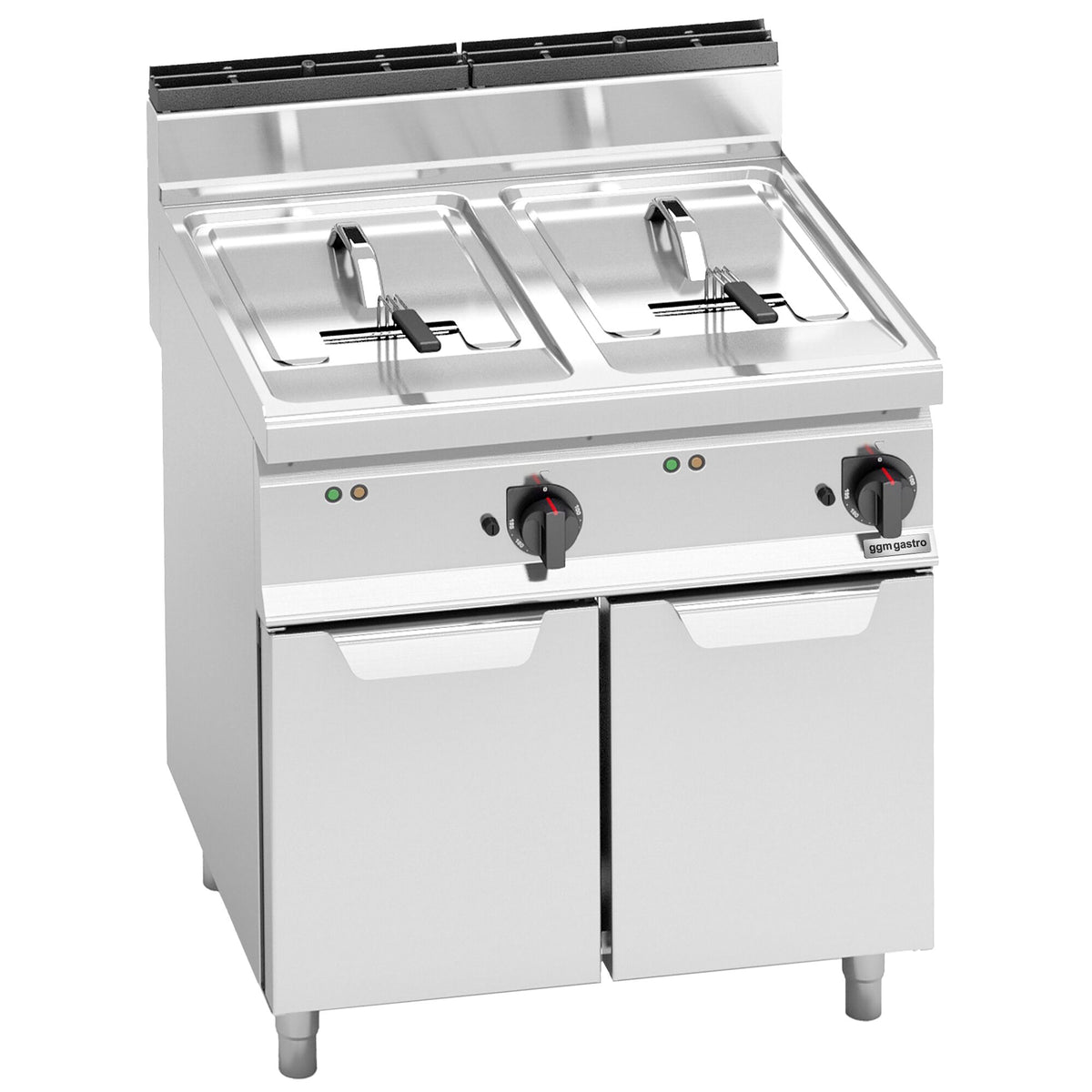 Kaksiosainen sähkökäyttöinen rasvakeitin - 2 x 10 l - 12,0 kW - 400 V