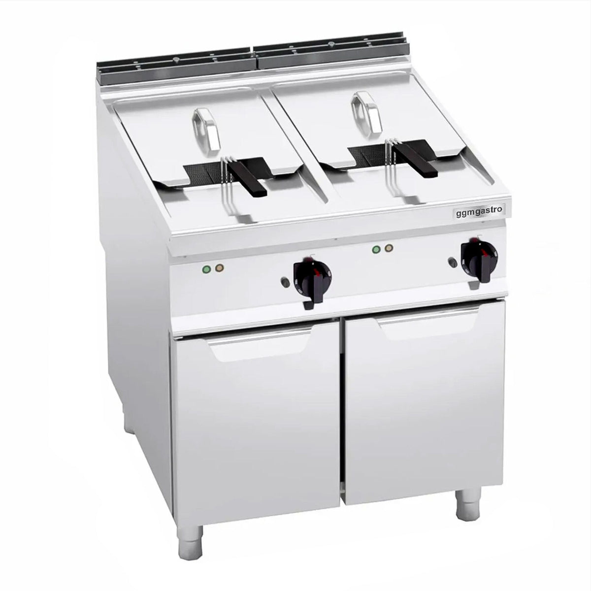 Kaksiosainen sähkökäyttöinen rasvakeitin - 2 x 22 l - 44,0 kW - 400 V